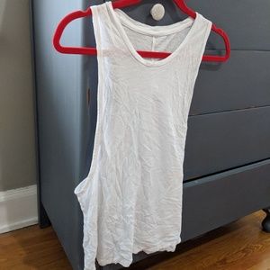 ALO yoga white muscle tank